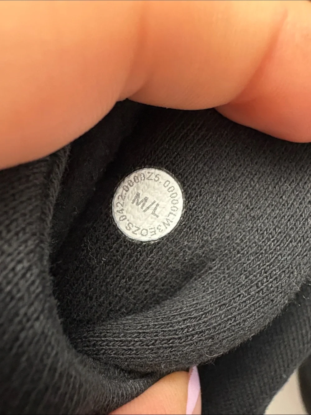 Lululemon Scuba Oversized Full Zip Hoodie Black M/L Light Cotton Fleece